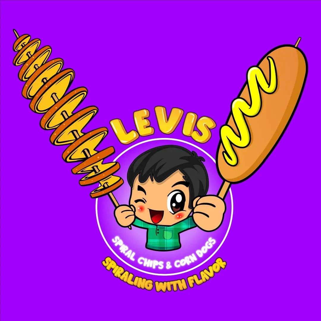 Levis Spiral Chips and Corndogs