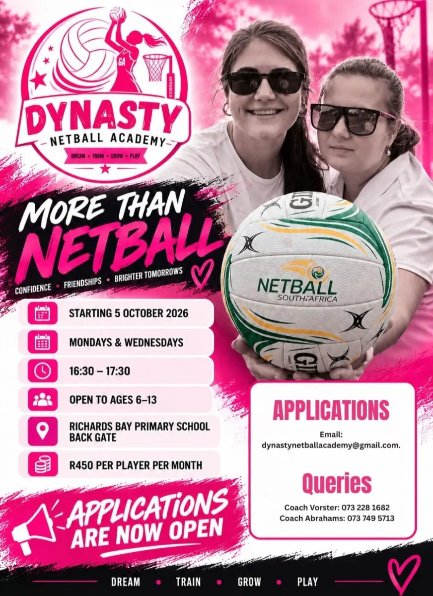 Dynasty Netball Academy – Applications Now Open