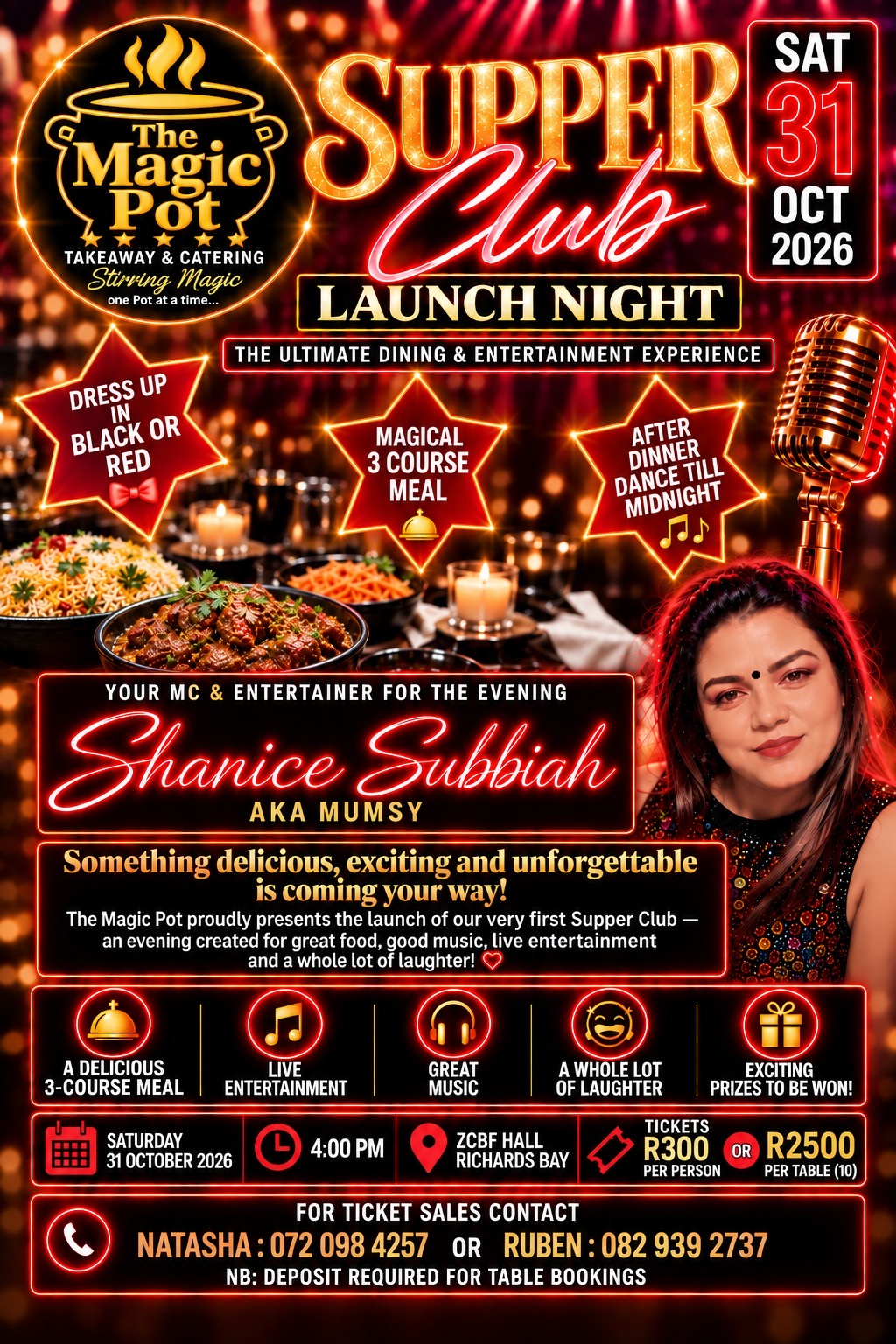 The Magic Pot Supper Club Launch Night