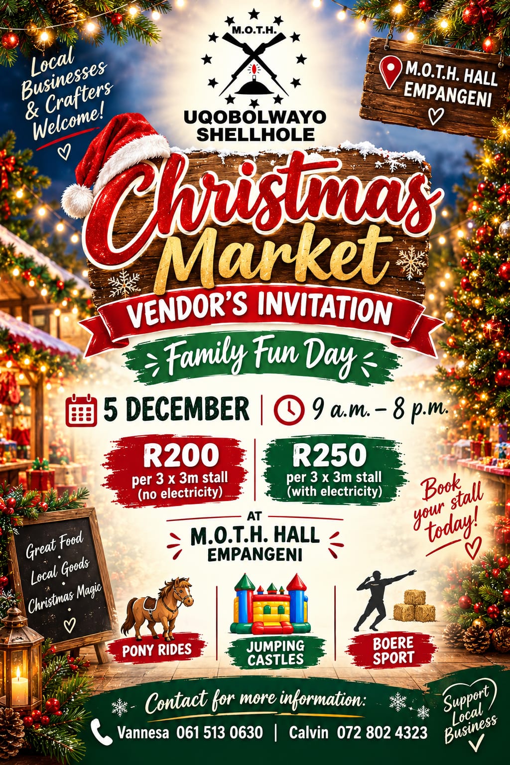 M.O.T.H. Hall Christmas Market – Empangeni