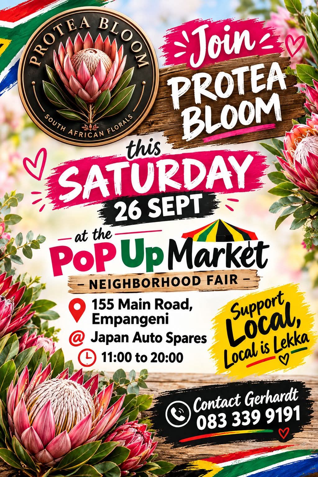 Protea Bloom Pop Up Market – Empangeni