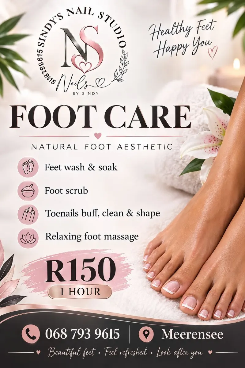 Natural Foot Care Treatment – R150